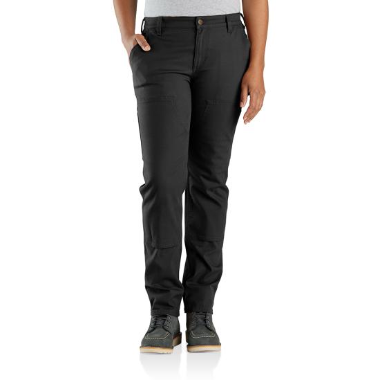 Carhartt Women's Rugged Flex® Double-Front Canvas Pant Pants Carhartt Black 0 Reg