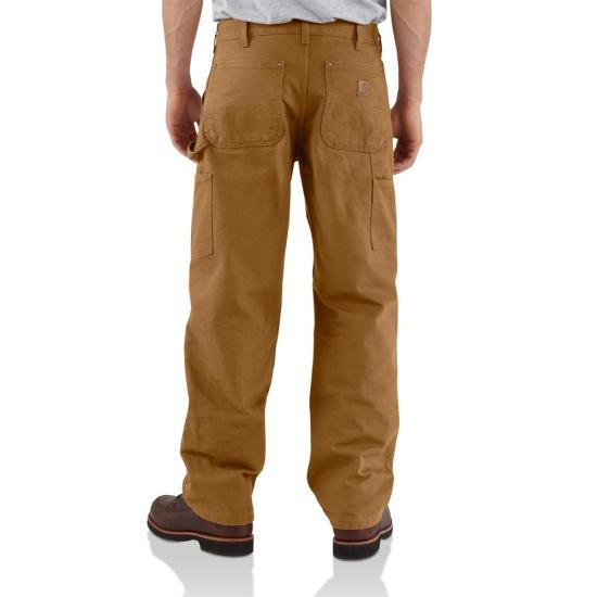 Carhartt Men's Washed Duck Double-Front Work Dungaree Pants Carhartt