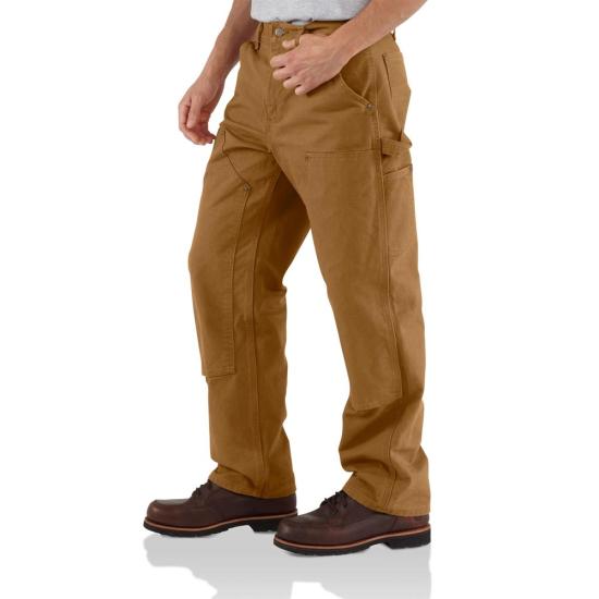 Carhartt Men's Washed Duck Double-Front Work Dungaree Pants Carhartt