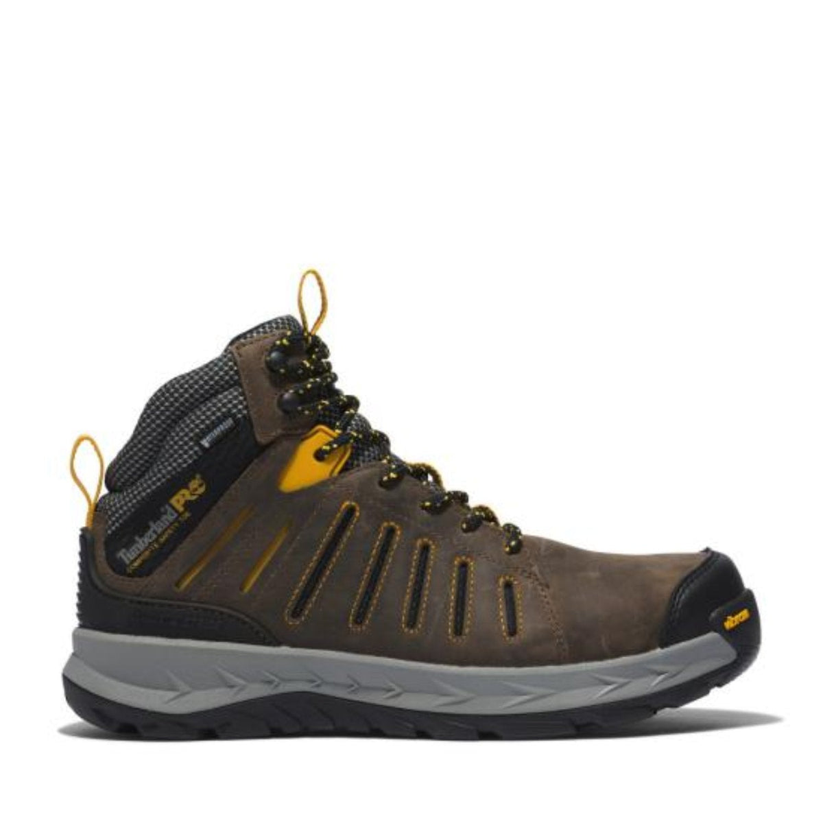 Timberland PRO Men's Trailwind 6" Waterproof EH Comp Toe Work Boot Work Boots Timberland PRO Brown/Yellow 12 M