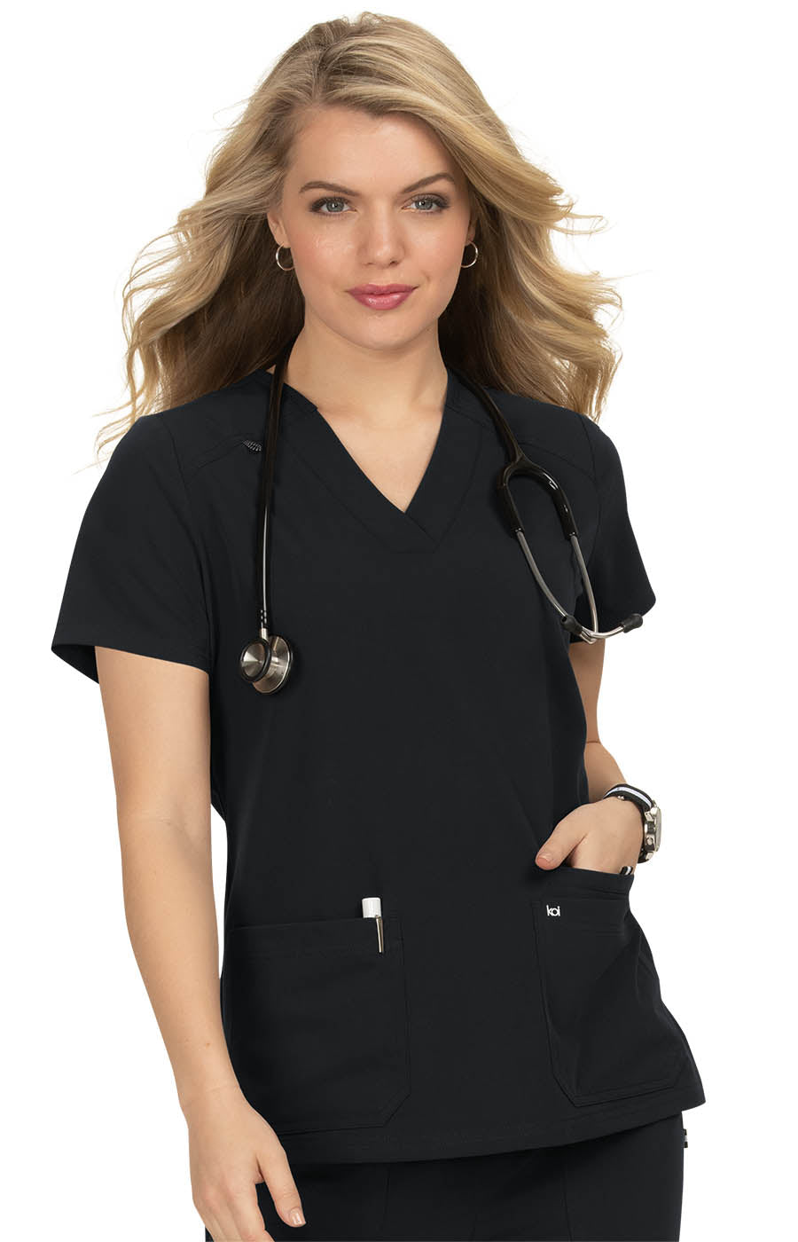 koi Women&#39;s Hustle and Heart Scrub Top - Work World - Workwear, Work Boots, Safety Gear