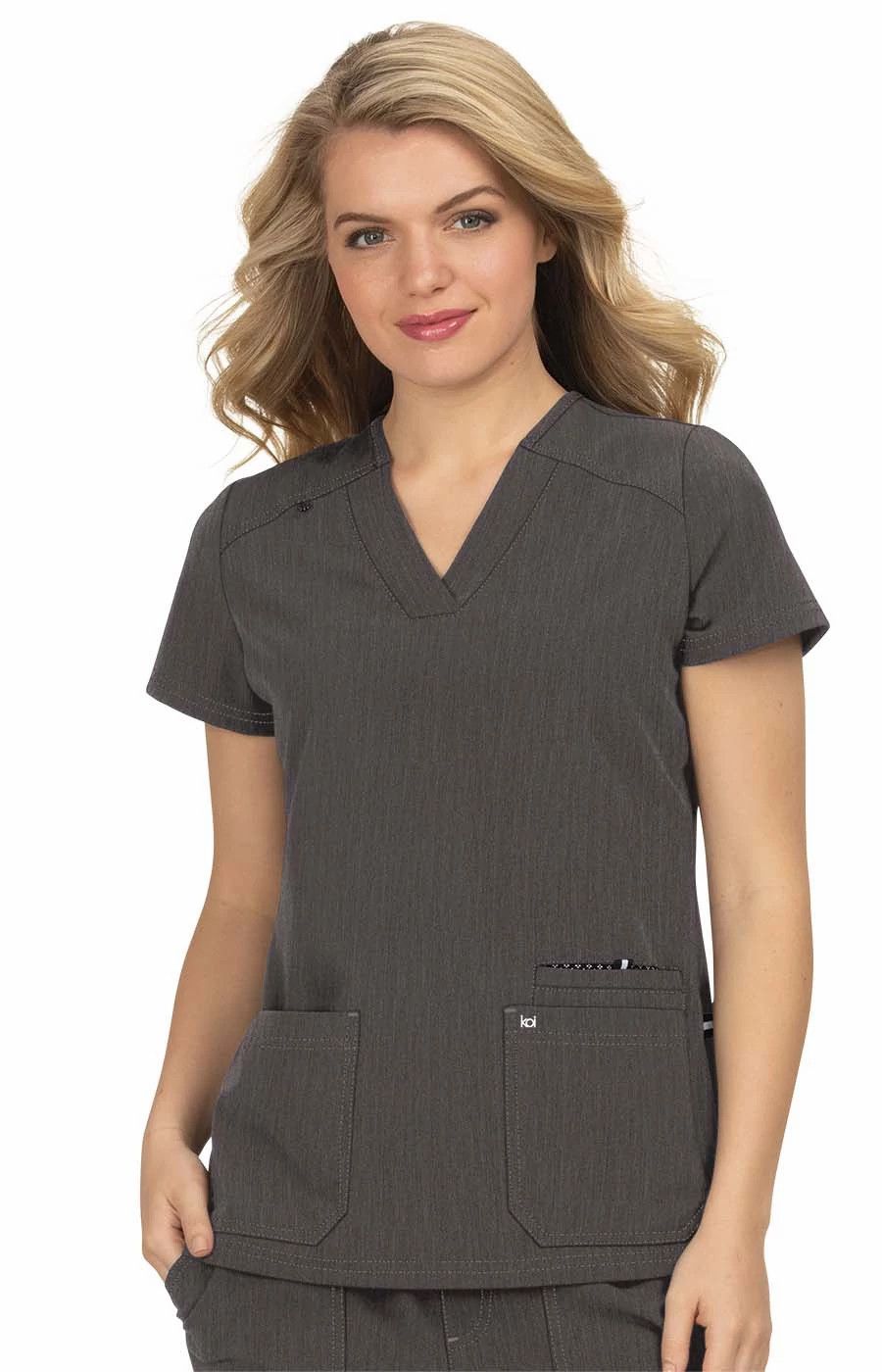 koi Women&#39;s Hustle and Heart Scrub Top - Work World - Workwear, Work Boots, Safety Gear