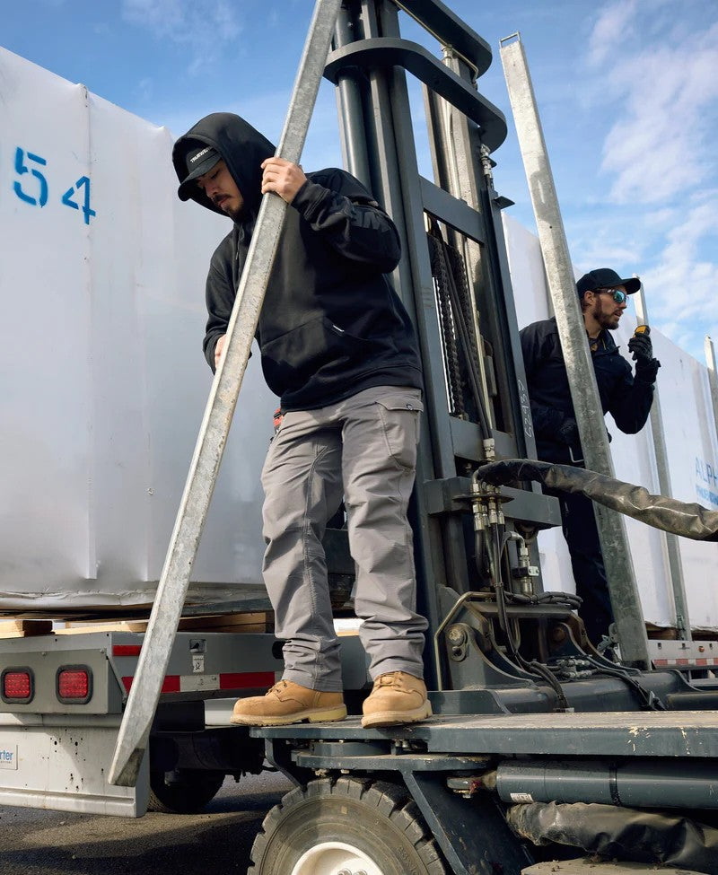 TRUEWERK Men's M2 Grid Pullover Lighweight Hoodie