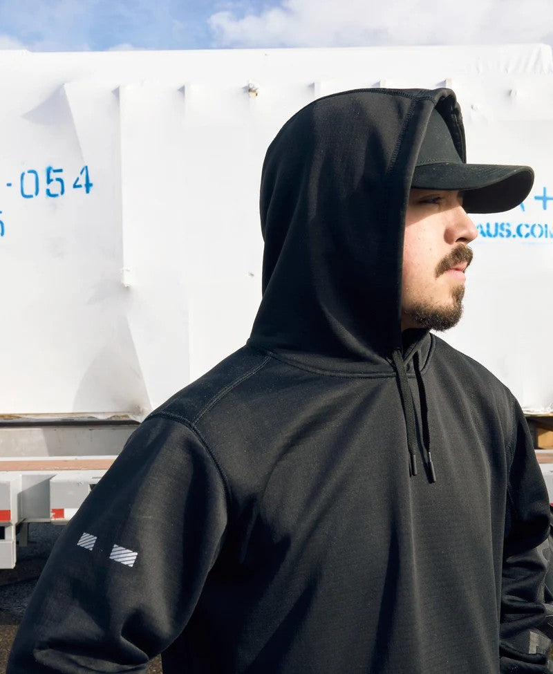 TRUEWERK Men's M2 Grid Pullover Lighweight Hoodie