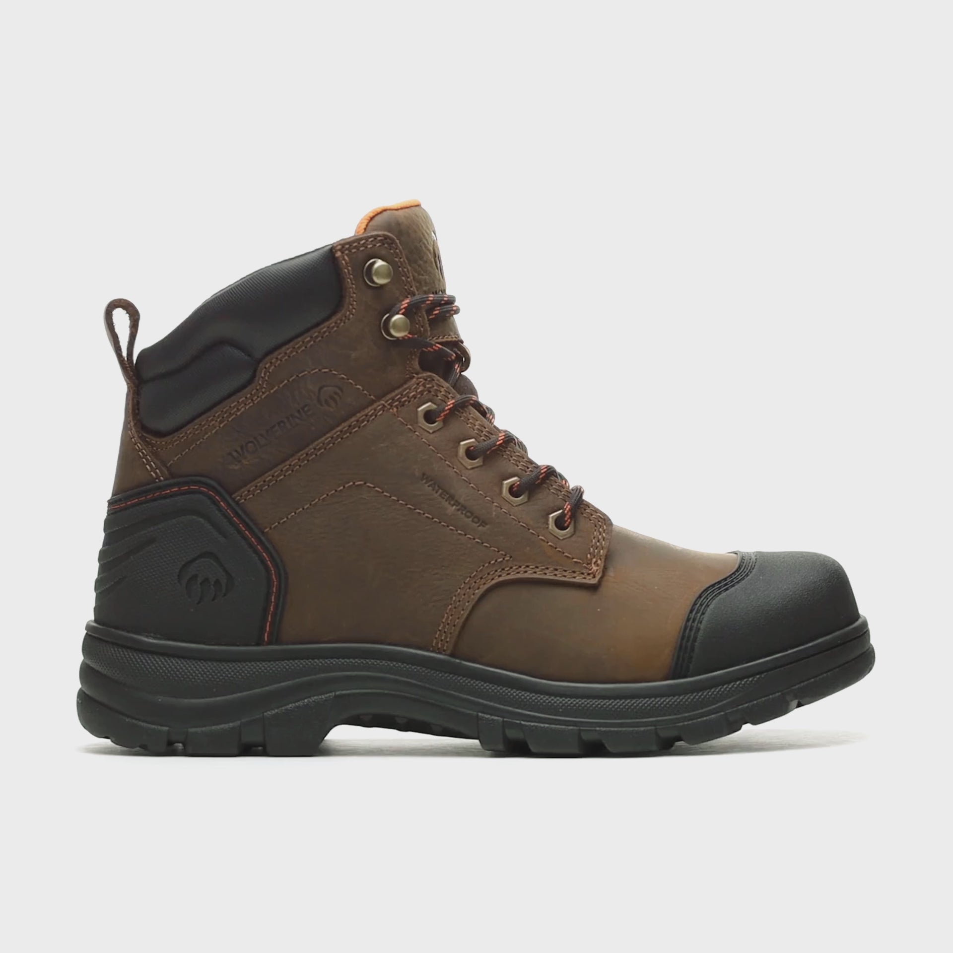 Wolverine Men's Carlsbad 6" Waterproof TPU Toe Cap Work Boot Work Boots Wolverine