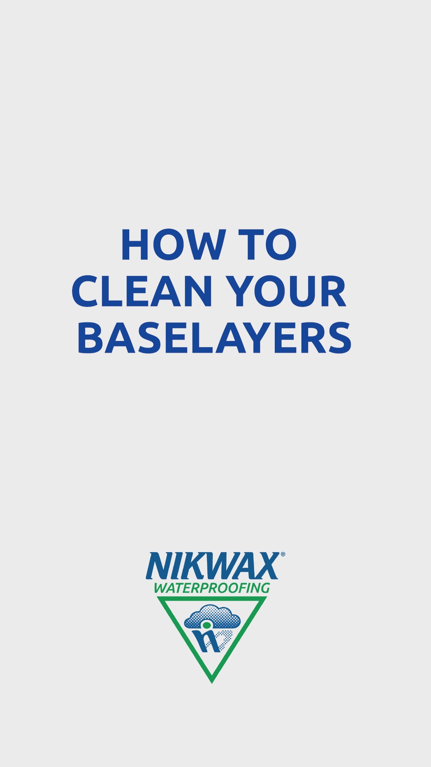 Nikwax Basewash 10oz Nikwax