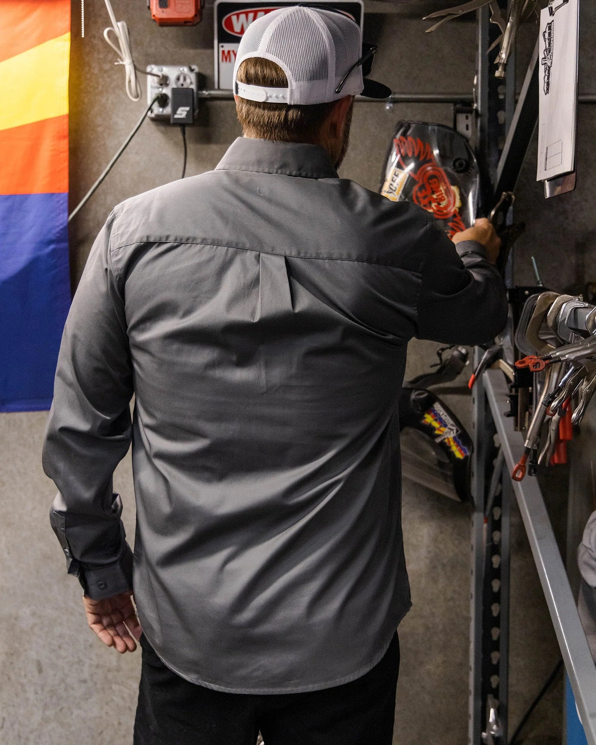 Dixxon Flannel Co. WorkForce Lightweight Button-Up Long Sleeve Work Shirt - Work World - Workwear, Work Boots, Safety Gear