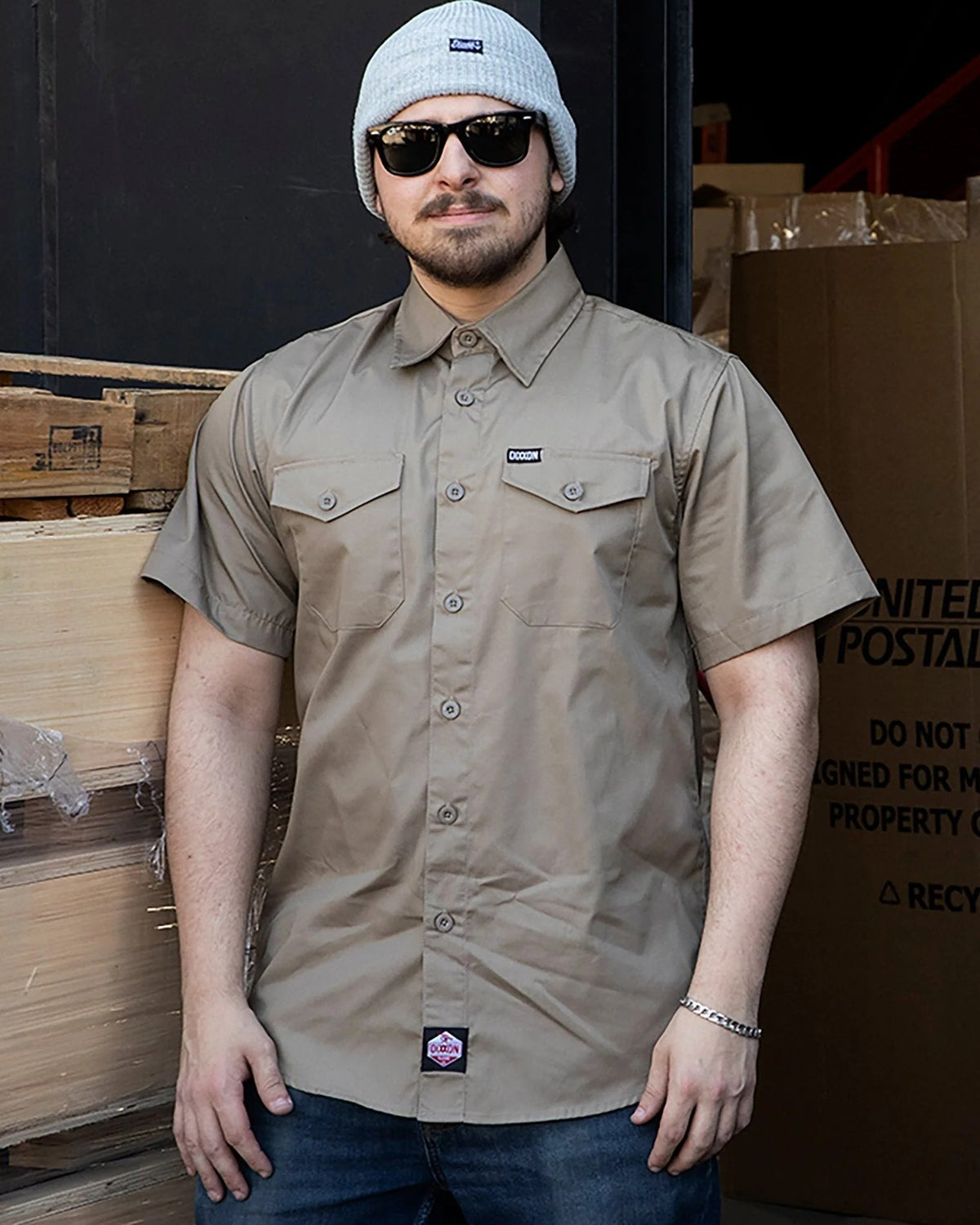 Dixxon Flannel Co. WorkForce Lightweight Button-Up Short Sleeve Work Shirt - Work World - Workwear, Work Boots, Safety Gear