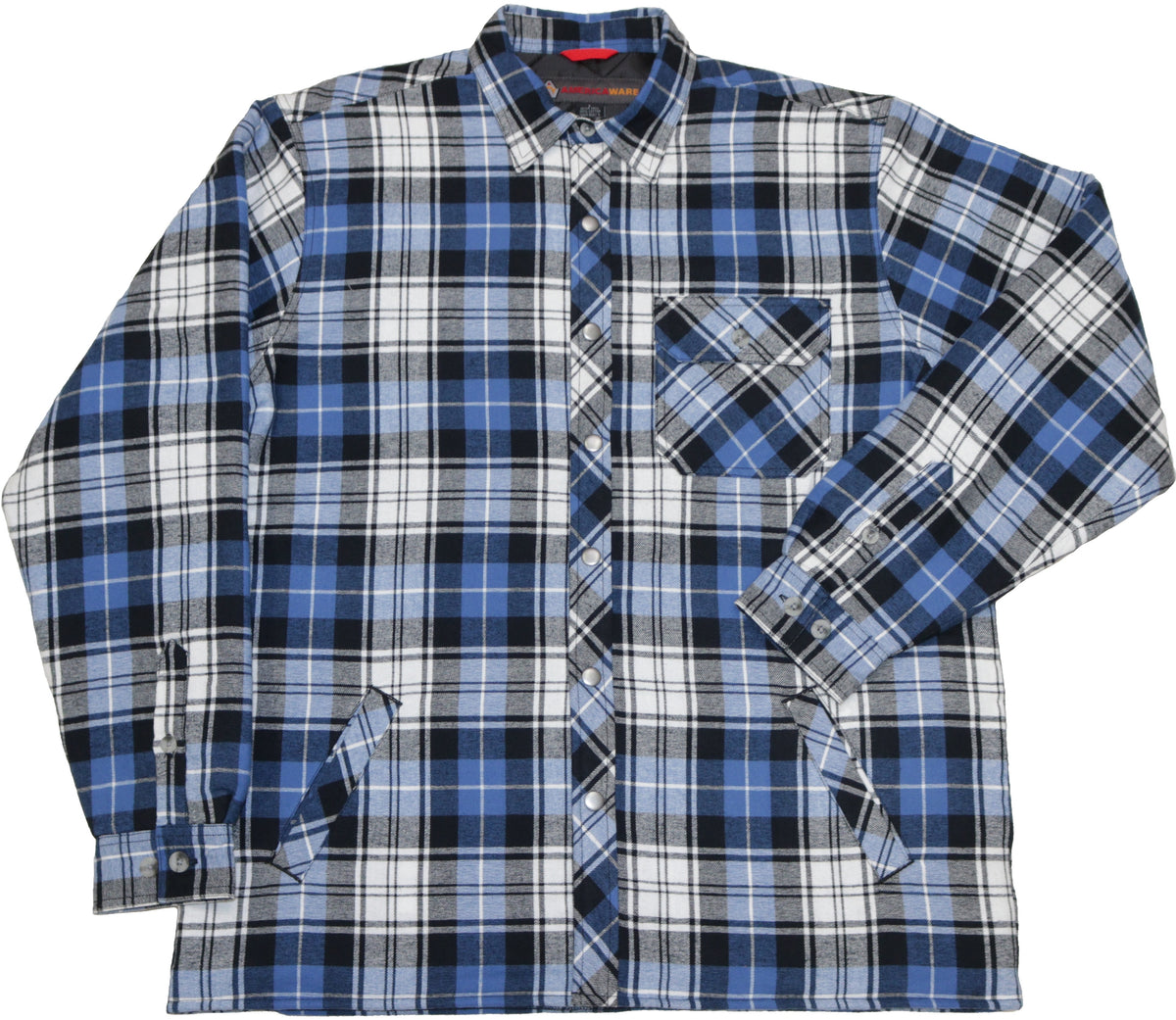 AmericaWare Men's Bevel Quilted Shirt Jac Jackets & Coats AmericaWare