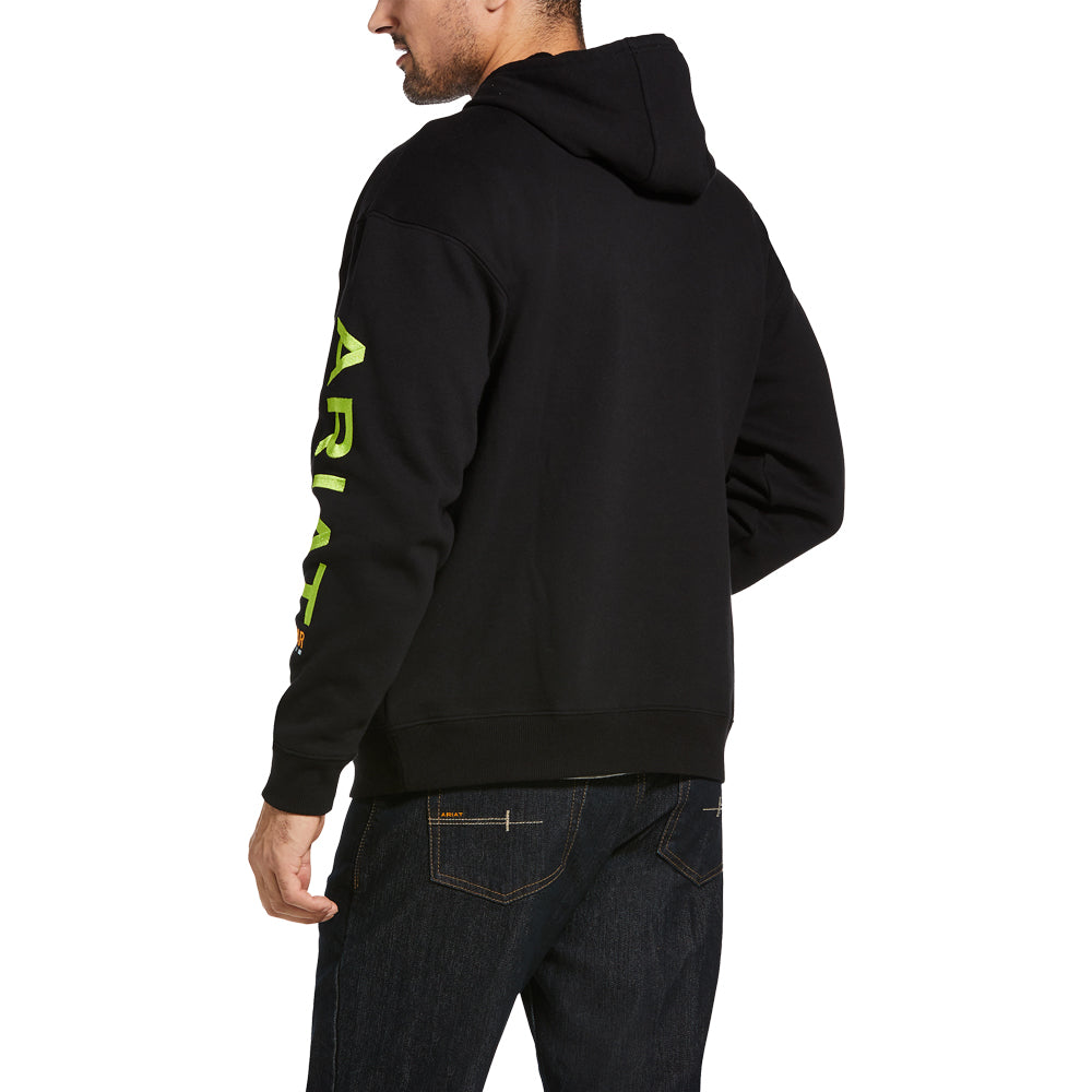 Ariat Men&#39;s Rebar Graphic Hoodie_Black - Work World - Workwear, Work Boots, Safety Gear