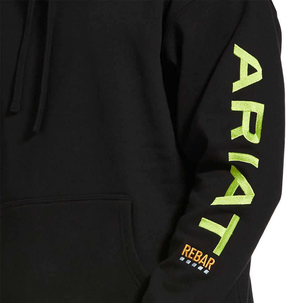 Ariat Men&#39;s Rebar Graphic Hoodie_Black - Work World - Workwear, Work Boots, Safety Gear