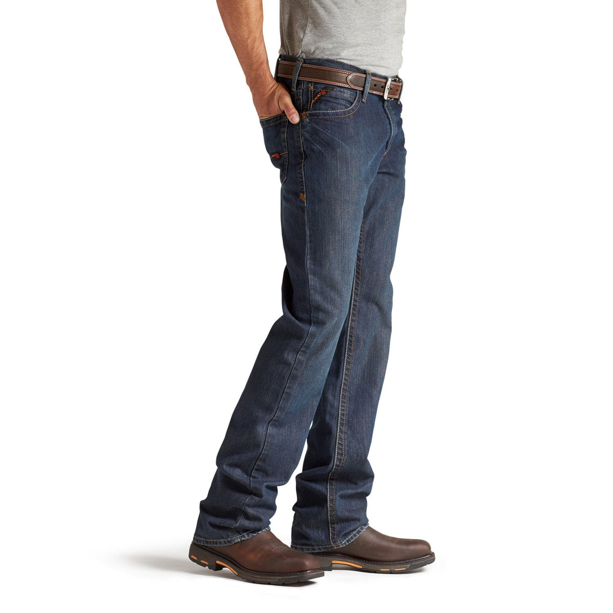 Ariat Men's Flame Resistant M4 Relaxed Basic Boot Cut Jean Pants Ariat