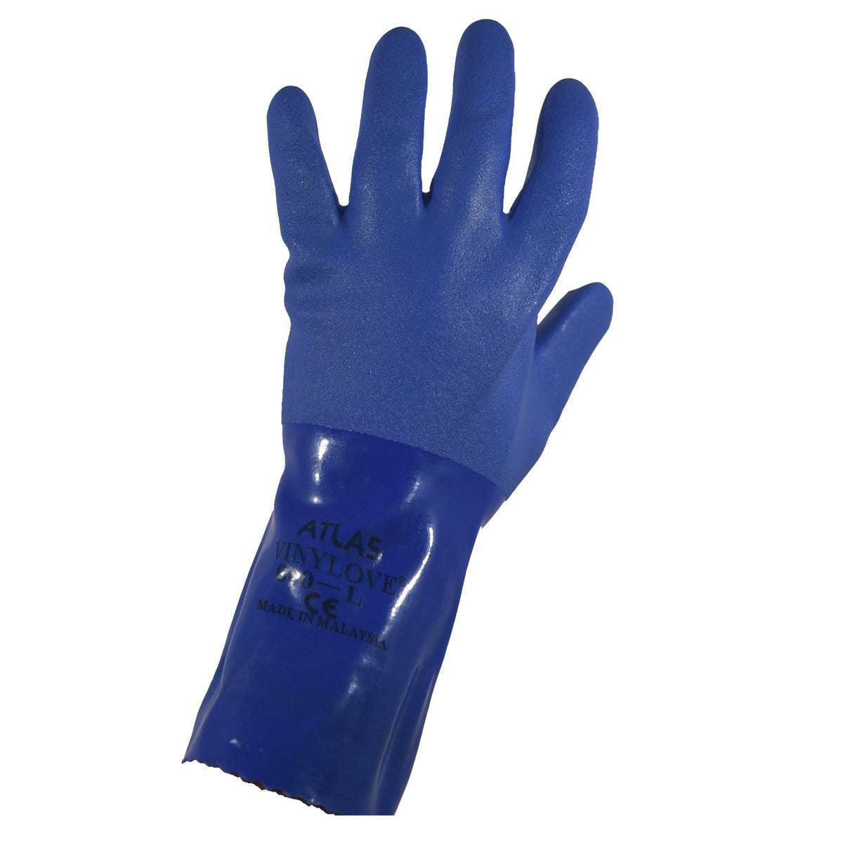 Atlas Triple-Dipped PVC Glove Gloves Atlas Blue L