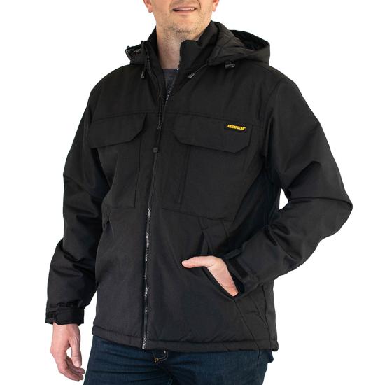CAT Cascade Insulated Hooded Jacket - Work World - Workwear, Work Boots, Safety Gear