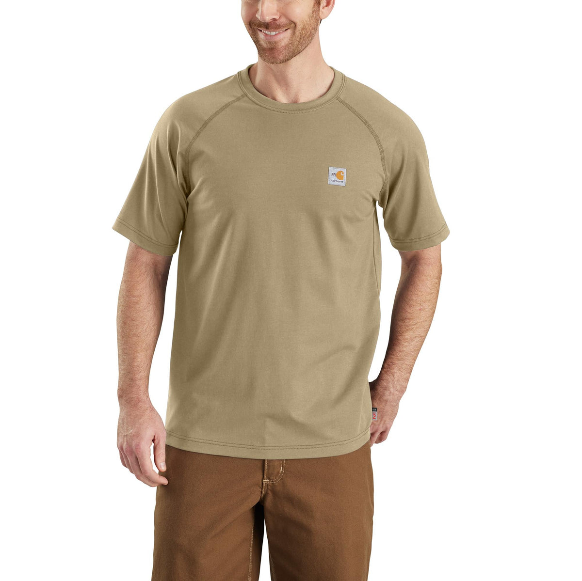 Carhartt Men's Flame Resistant Force Short Sleeve T-Shirt Work Shirts Carhartt