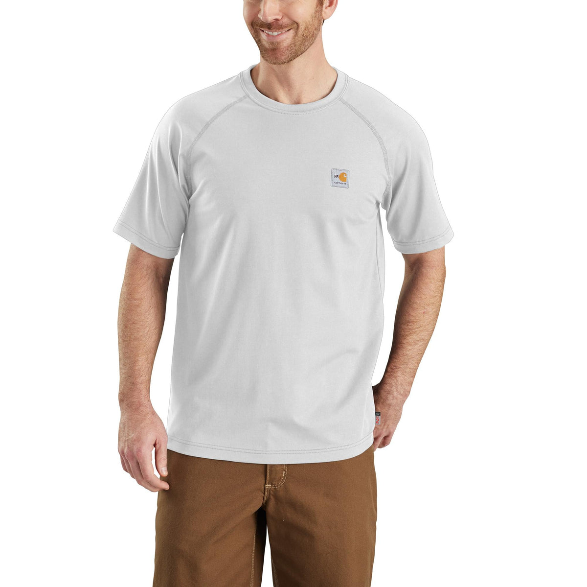 Carhartt Men&#39;s Flame Resistant Force Short Sleeve T-Shirt - Work World - Workwear, Work Boots, Safety Gear