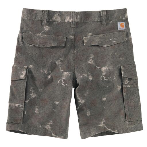 Carhartt Men&#39;s Rugged Flex® Relaxed Fit Canvas Cargo Work Short_Burnt Olive Camo - Work World - Workwear, Work Boots, Safety Gear