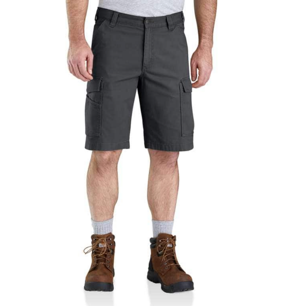 Carhartt Men&#39;s Rugged Flex® Relaxed Fit Canvas Cargo Work Short_Shadow - Work World - Workwear, Work Boots, Safety Gear