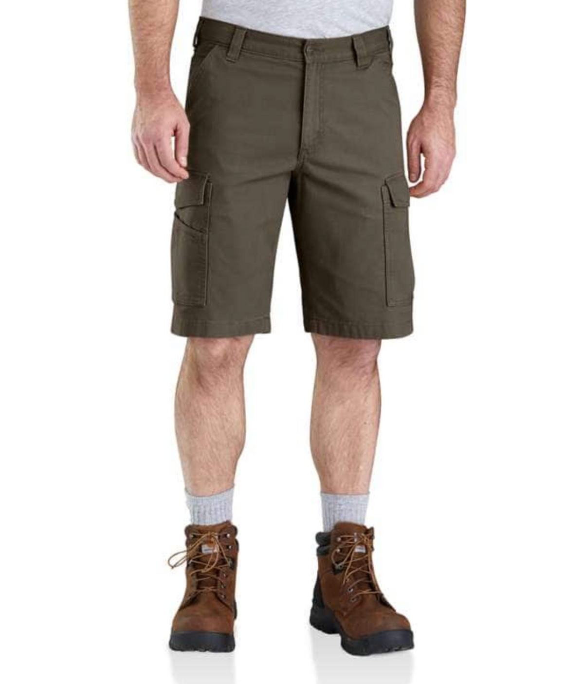 Carhartt Men&#39;s Rugged Flex® Relaxed Fit Canvas Cargo Work Short_Tarmac - Work World - Workwear, Work Boots, Safety Gear