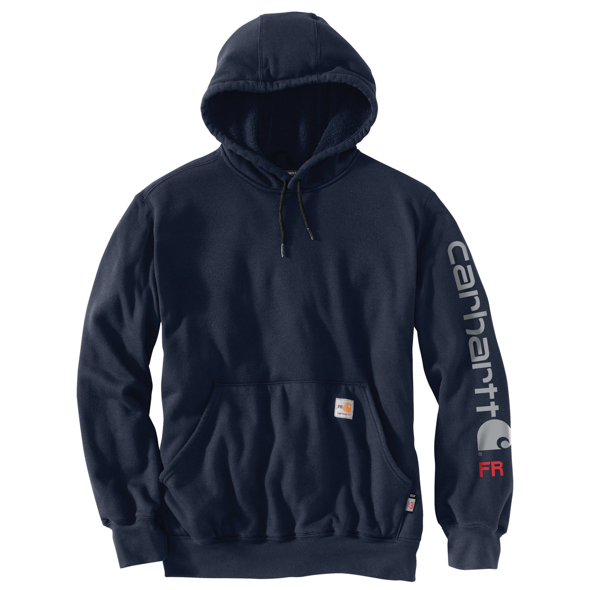 Carhartt Men's Flame Resistant Force® Relaxed Fit Hoodie Sweatshirts & Hoodies Carhartt Navy 2XL Reg