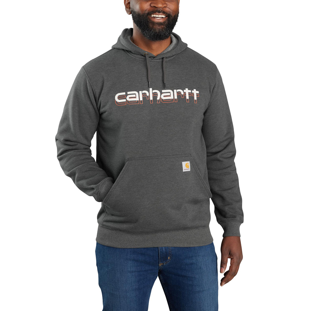Carhartt Men's Rain Defender® Logo Graphic Sweatshirt Sweatshirts & Hoodies Carhartt