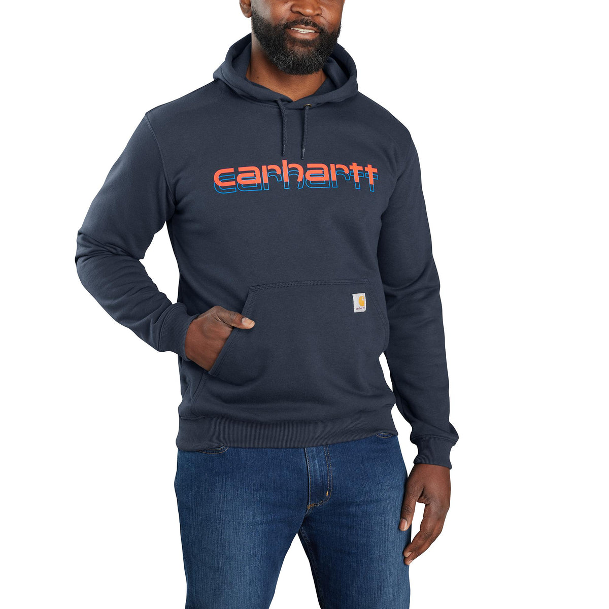 Carhartt Men's Rain Defender® Logo Graphic Sweatshirt Sweatshirts & Hoodies Carhartt