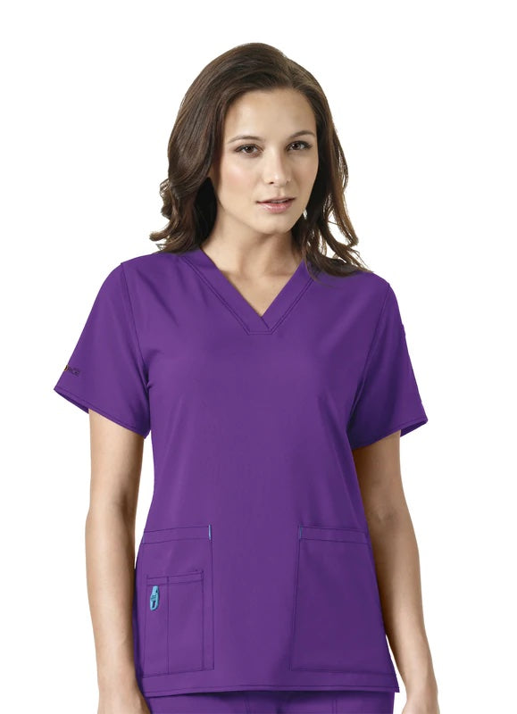 Carhartt Women&#39;s Cross-Flex V-Neck Media Scrub Top - Work World - Workwear, Work Boots, Safety Gear