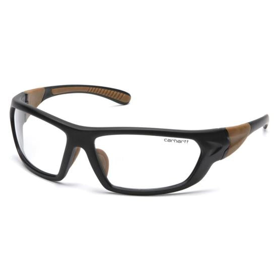 Carhartt Carbondale Clear Safety Glasses Safety Eyewear Carhartt Black/Tan OS