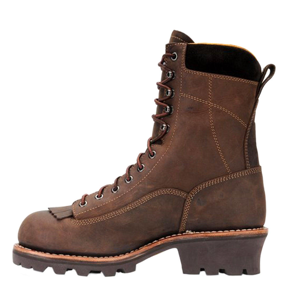 Carolina Men's Birch Waterproof 8" Logger Boot Logger Boots Carolina