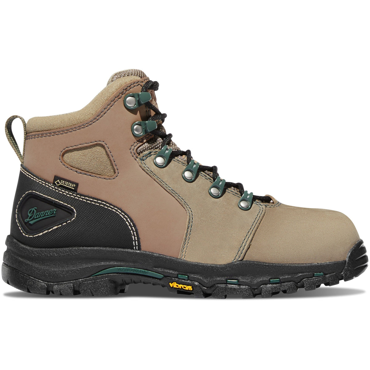 Danner Women's Vicious 4" Waterproof Boot Work Boots Danner Brown Green 10 M