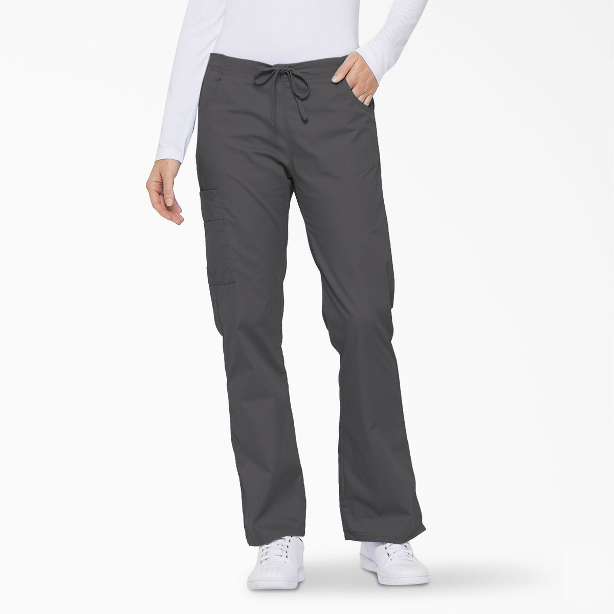 Dickies(W) Drawstrng Cargo Scrub Pant- - Work World - Workwear, Work Boots, Safety Gear