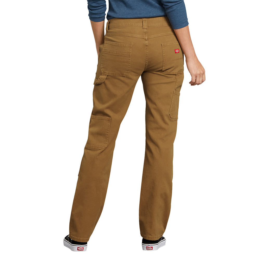 Dickies Women's Washed Stretch Double-Front Carpenter Pant Pants Dickies