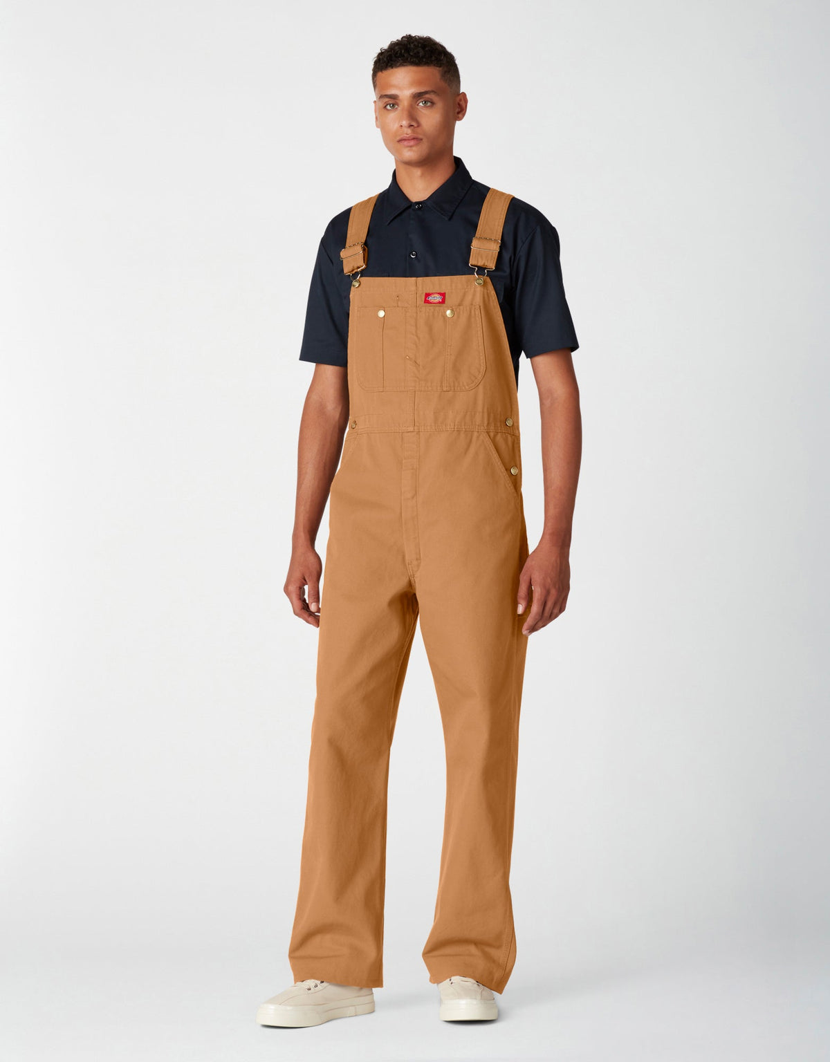 Dickies Men's Classic Bib Overall Bibs & Overalls Dickies Brown Duck 30 30 Inseam
