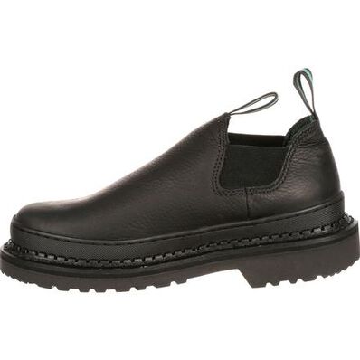 Georgia Giant Women's 4" Pull-On Soft Toe Romeo Work Shoe Slip-On Shoes & Clogs Georgia Boot