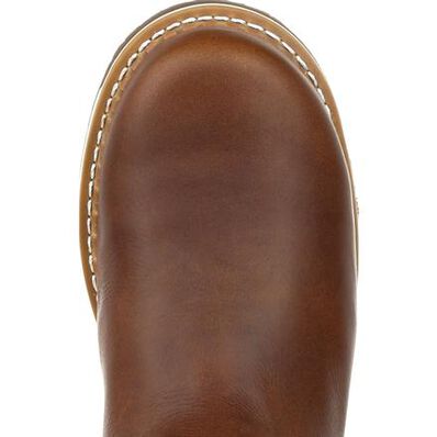 Georgia Boot Men's AMP Waterproof EH 10" Wedge Sole Soft Toe Wellington Boot Western Boots Georgia Boot