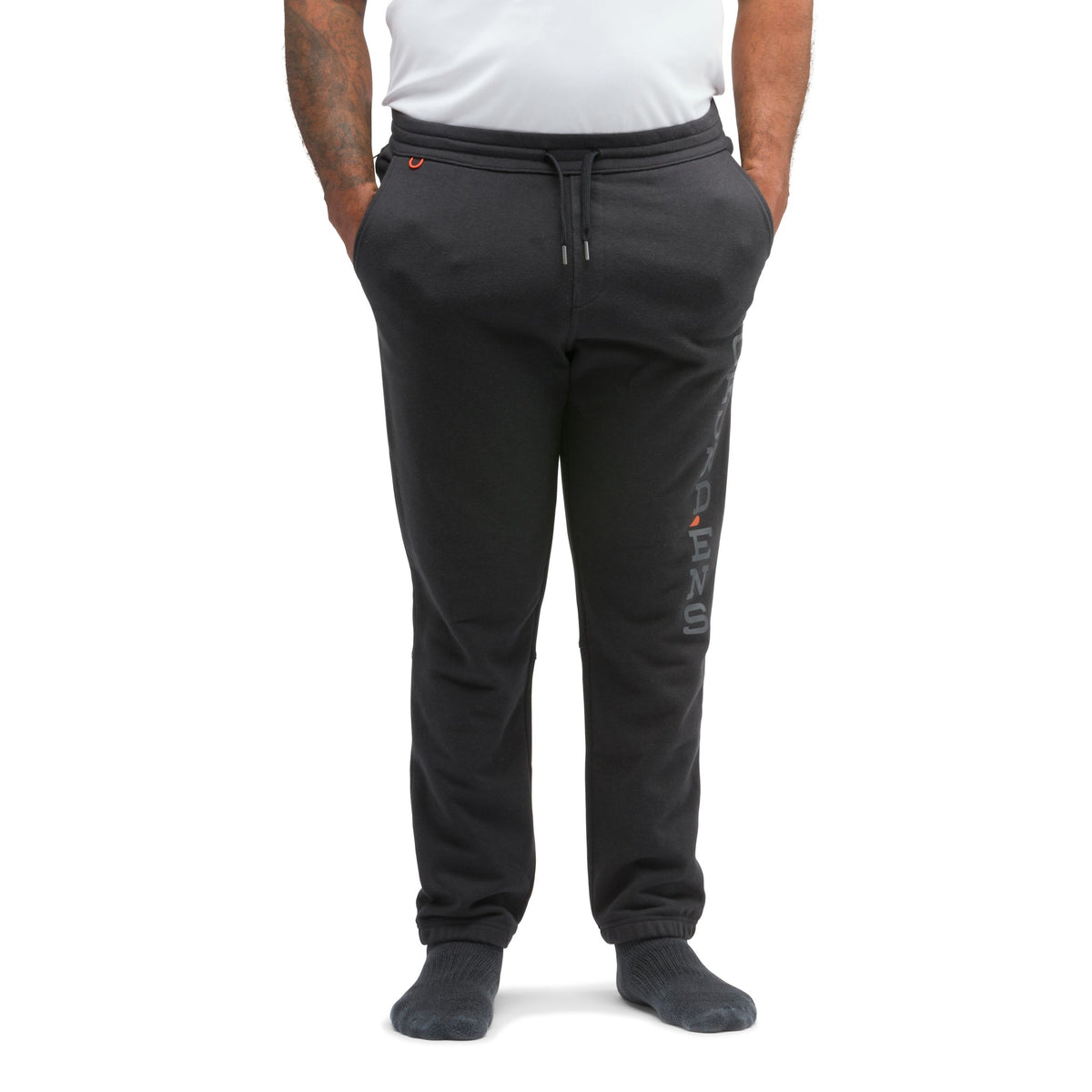 Grundéns Men's Dillingham Midweight Logo Sweatpant Pants Grundens Black 2XL Reg