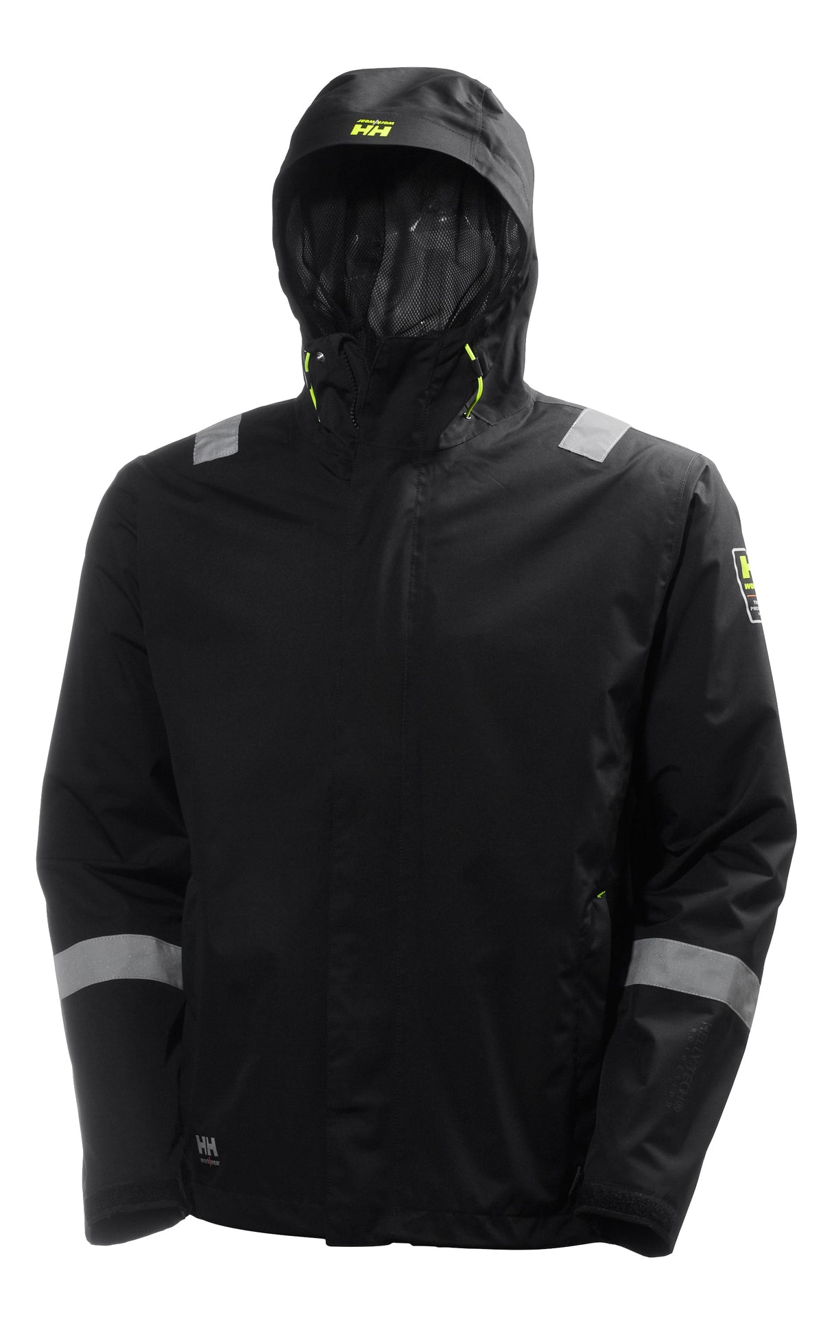 Helly Hansen Men's Aker Hooded Shell Jacket Jackets & Coats Helly Hansen Black 2XL Reg