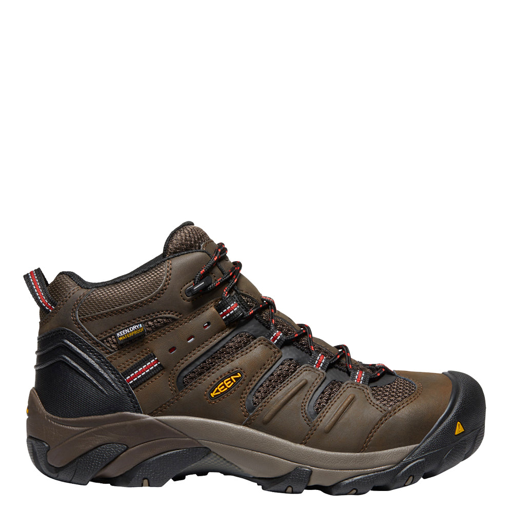 KEEN Utility Men's Lansing Mid Waterproof Steel Toe Work Boot Work Boots KEEN Utility