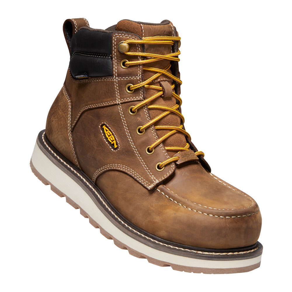 KEEN Utility Men's Cincinnati 6" Waterproof Comp Toe Work Boot Work Boots KEEN Utility