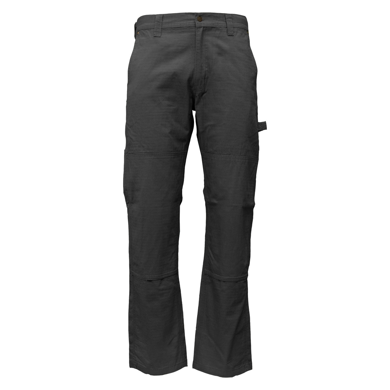 KEY Men's Rip Stop Double-Front Dungaree_Graphite - Work World - Workwear, Work Boots, Safety Gear
