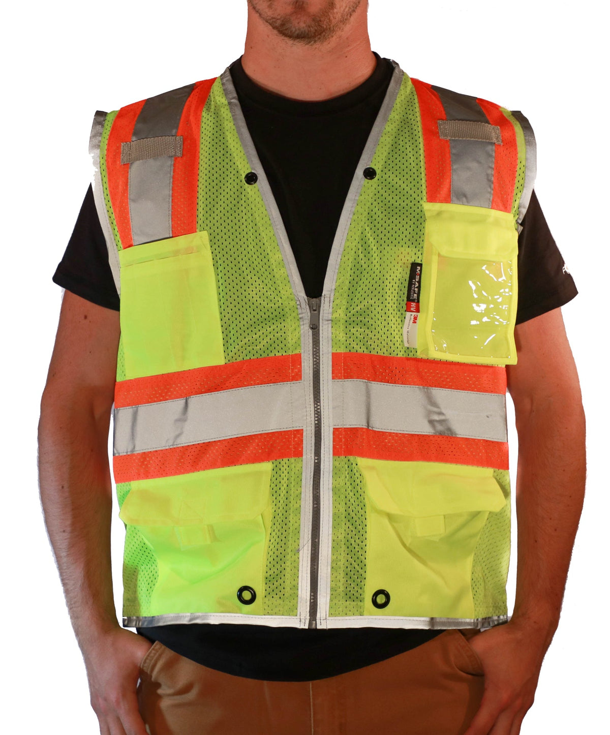 Majestic Class 2 Two Tone Vest_Hi-Vis Green - Work World - Workwear, Work Boots, Safety Gear