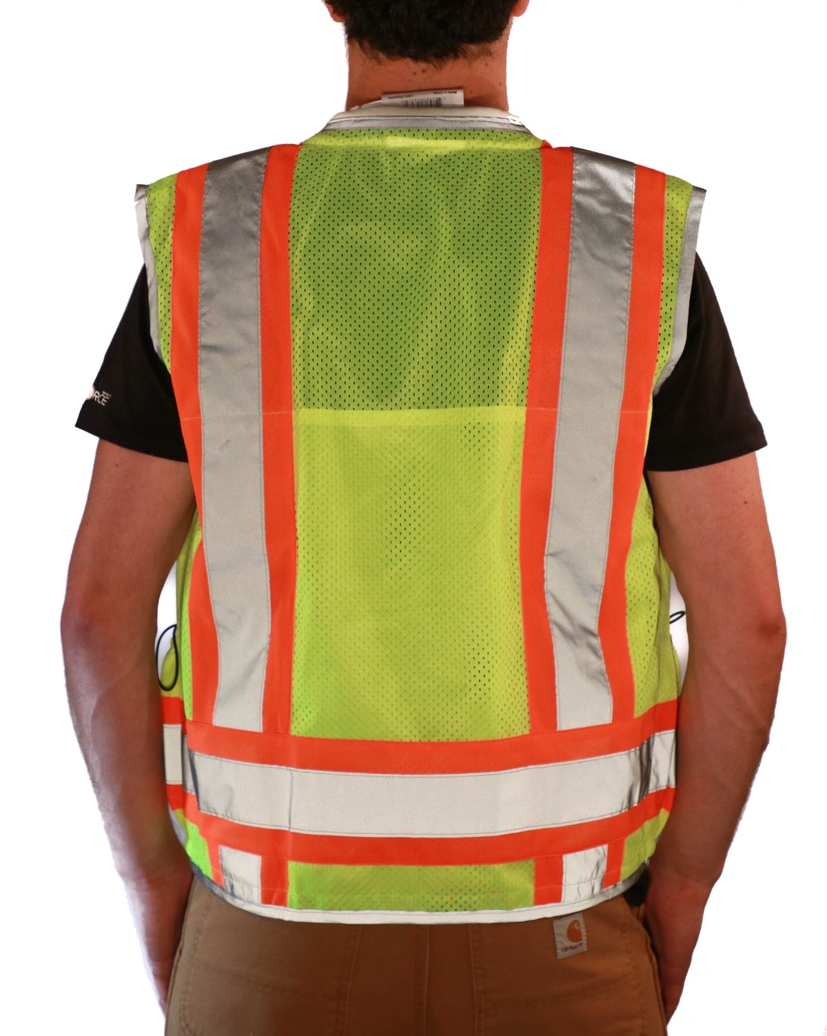 Majestic Class 2 Two Tone Surveyor Vest_Hi-Vis Green - Work World - Workwear, Work Boots, Safety Gear