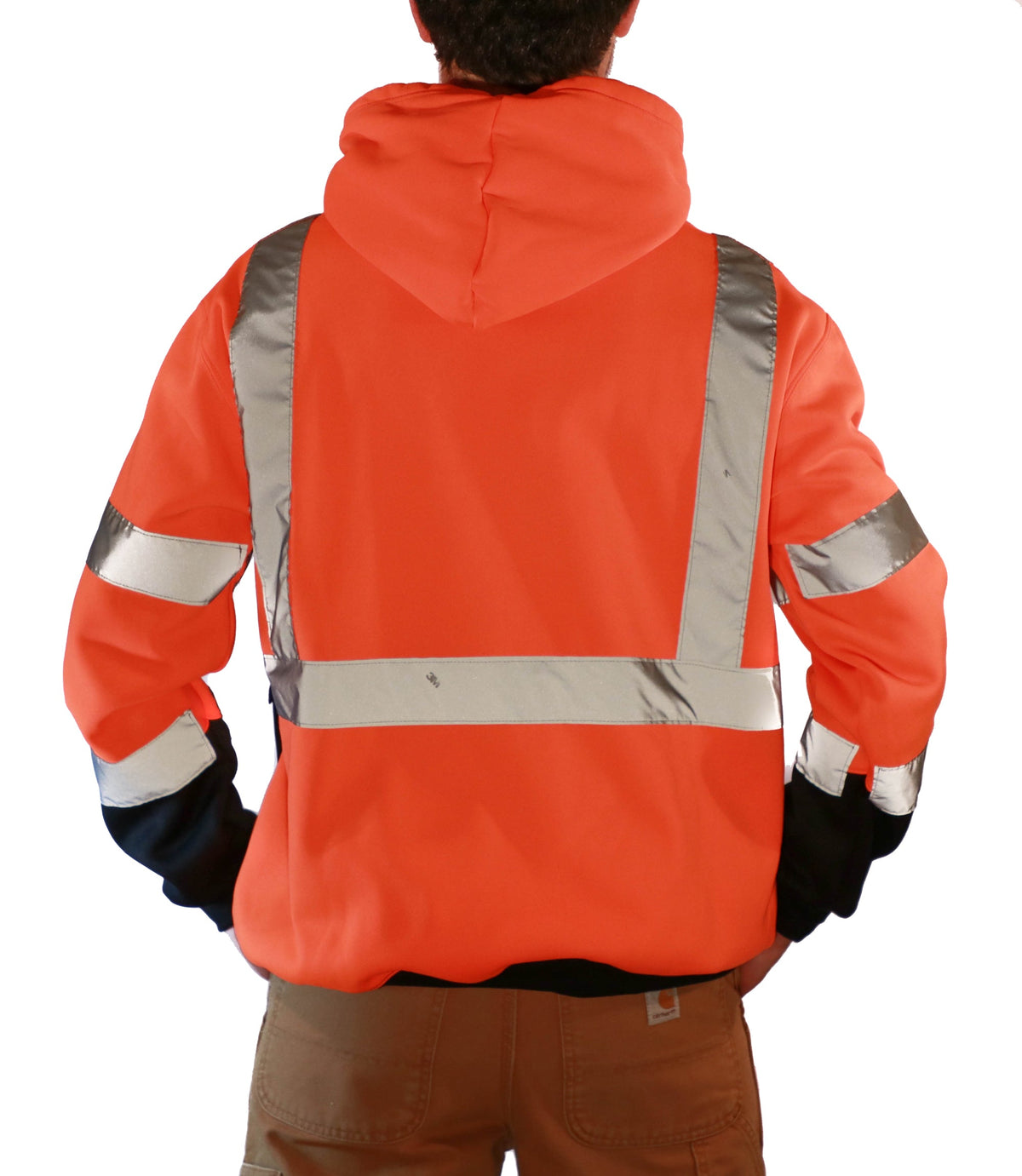 Majestic Men&#39;s Class 3 Pullover Hoodie_Hi-Vis Orange - Work World - Workwear, Work Boots, Safety Gear