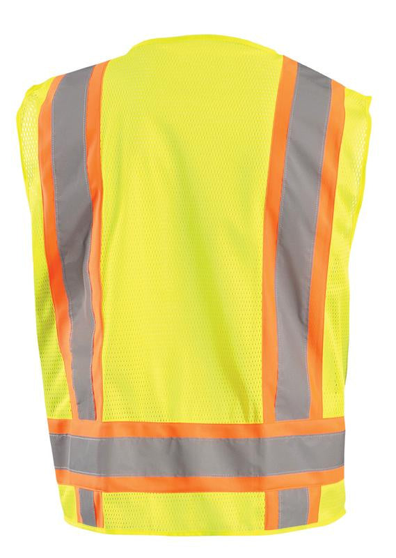 OccuNomix High Visibility Two-Tone Surveyor Mesh Vest Vests OccuNomix