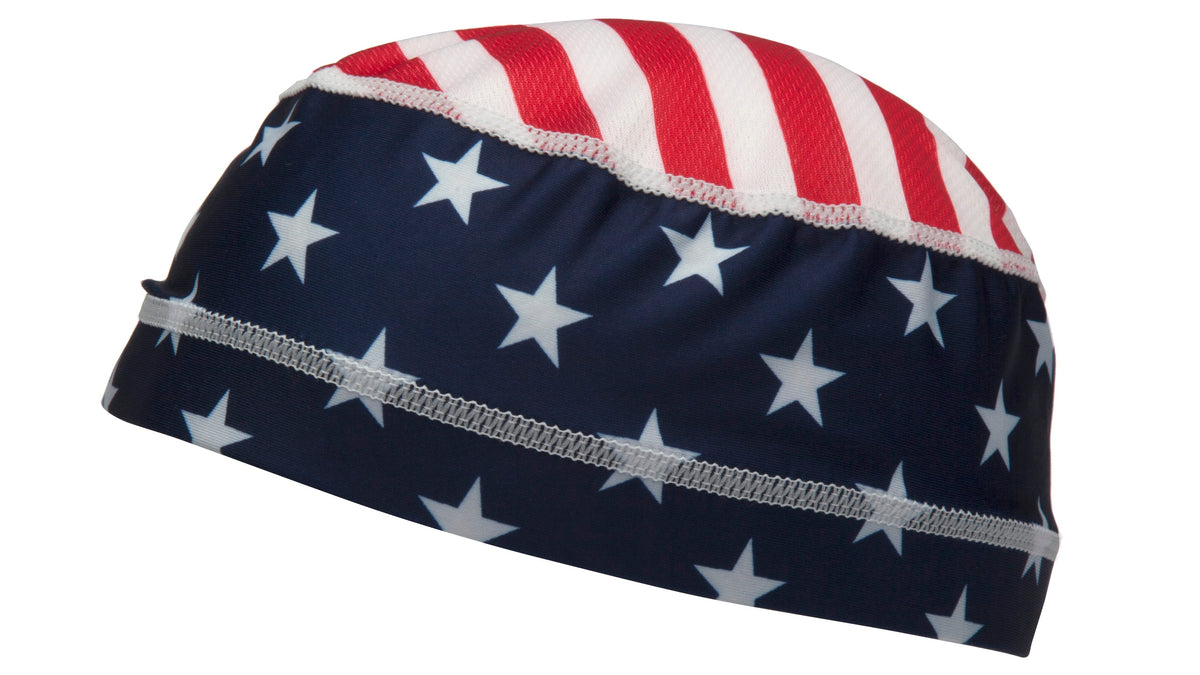 Pyramex Skull Cap Liner_American Flag Hard Hats & Accessories Pyramex
