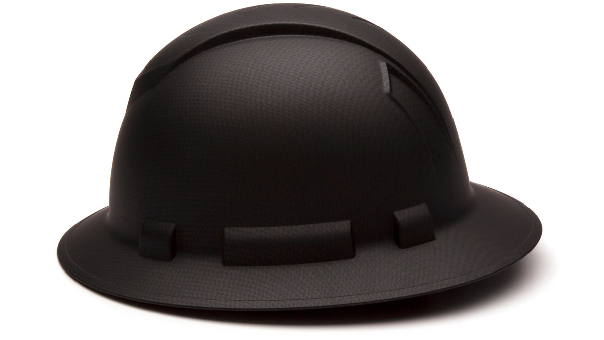 Pyramex Full Brim Graphite Hard Hat_Black Matte Hard Hats & Accessories Pyramex Black Matte OS
