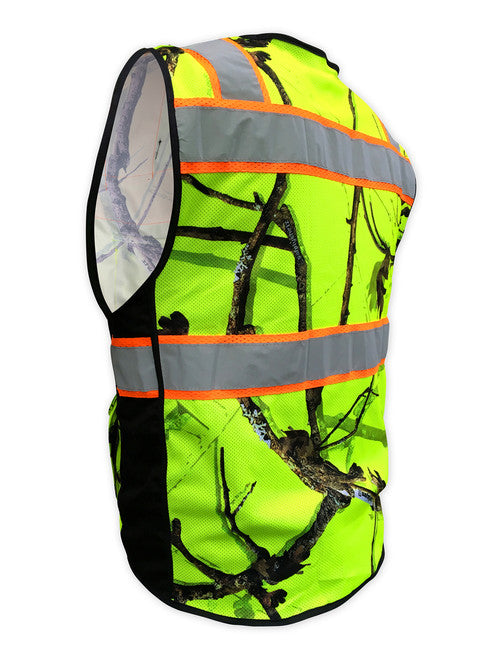 SafetyShirtz Backwoods© Camo Class 2 Safety Vest Vests SafetyShirtz