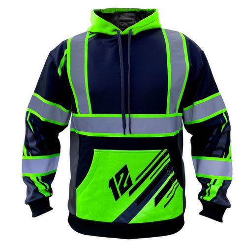 SafetyShirtz Men's SS360° Stealth 12 Seattle Hoodie_Black Sweatshirts & Hoodies SafetyShirtz