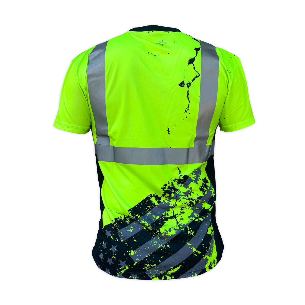 SafetyShirtz SS360º American Grit Class 2 Type-R Reflective Safety T-Shirt - Work World - Workwear, Work Boots, Safety Gear