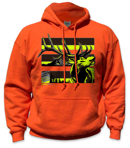 SafetyShirtz Men's Elk Graphic Hoodie Sweatshirts & Hoodies SafetyShirtz